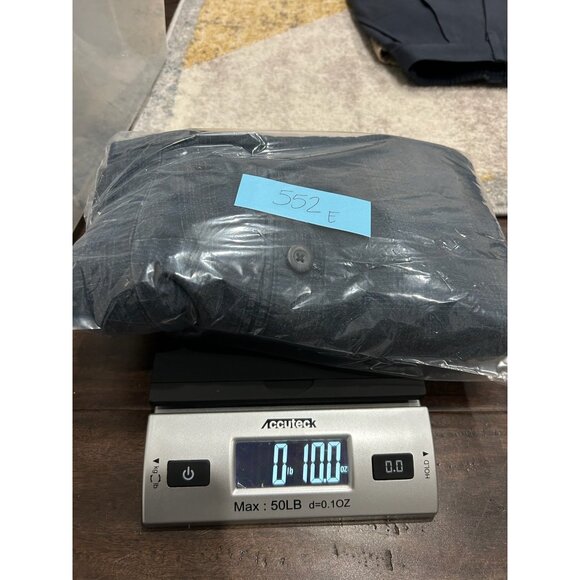 Izod Mens Blue Linen Blend Casual Shorts Size 38 - Picture 9 of 9